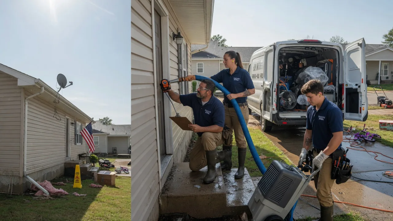 Ceiling Water Damage Restoration in Danielsville, GA near me